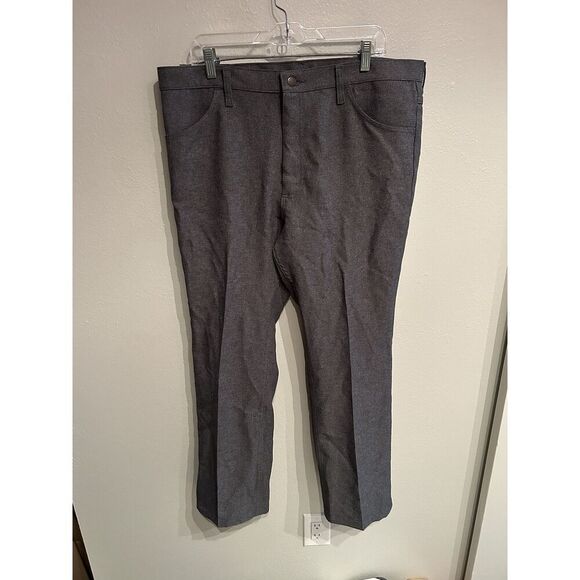 Vintage Wrangler Wrancher Boot Jeans Gray Mens Size 38 38x30 - Picture 5 of 5